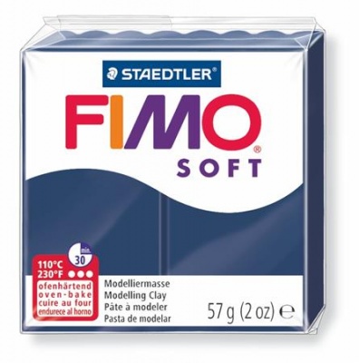 Gyurma, 57 g, égethető, FIMO "Soft", Windsor kék